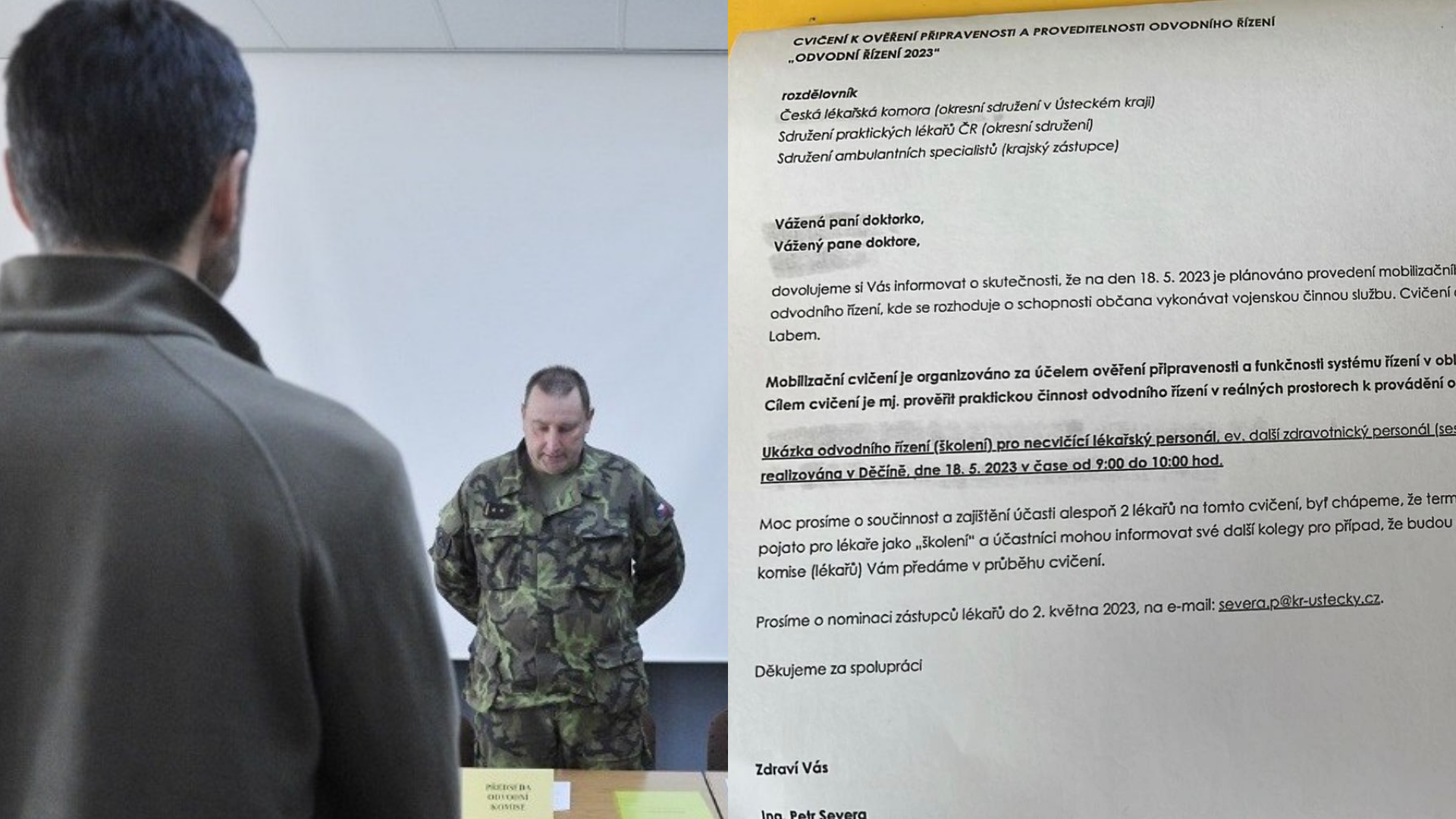 cvičenie vojenských odvodov