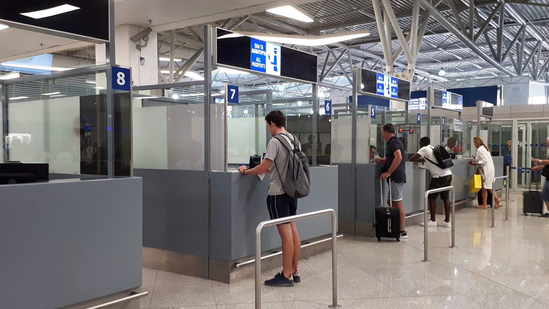 Kontrola cestovných pasom