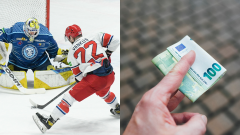 Hokejový zápas a peniaze