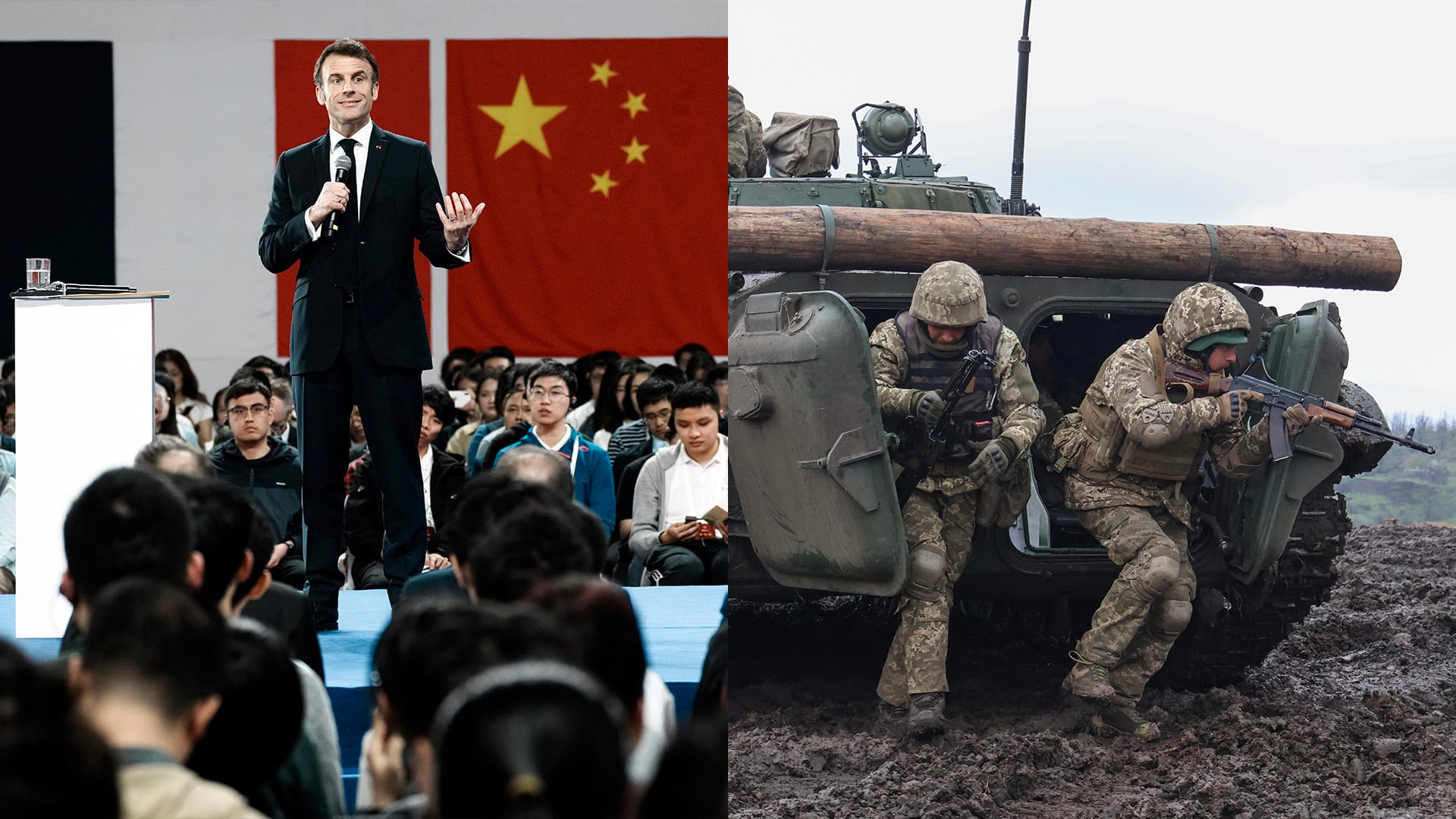 macron, vojna