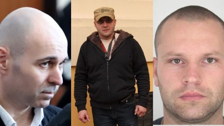 Zľava Peter Taufer, zavraždený František Vanco a Marek Danihel v pátraní Interpolu.