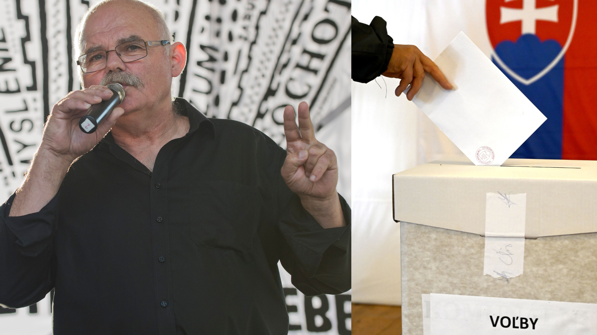 Peter Vačok a volebná urna