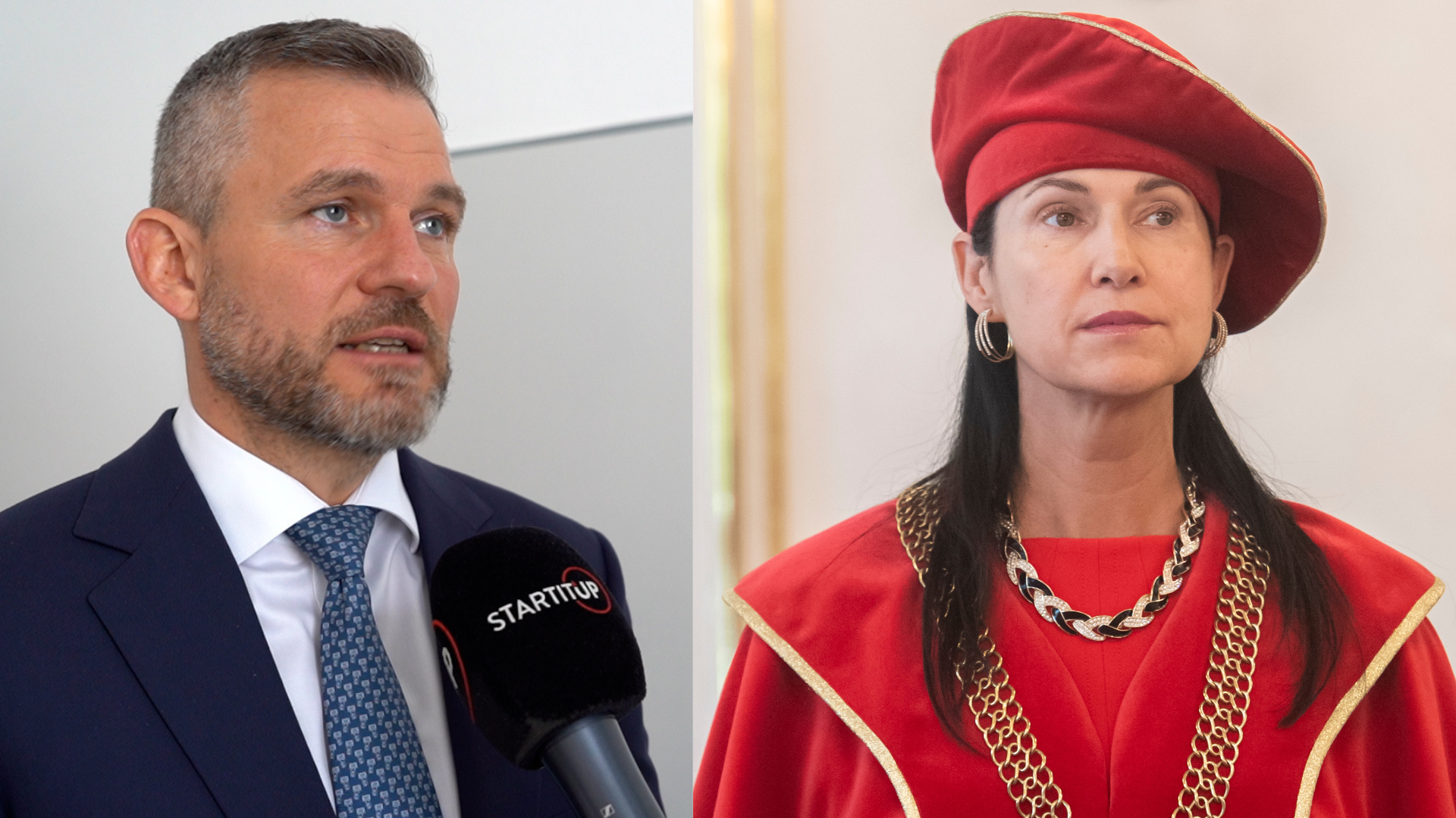 Peter Pellegrini a Lucia Kurilovská rozprávajú