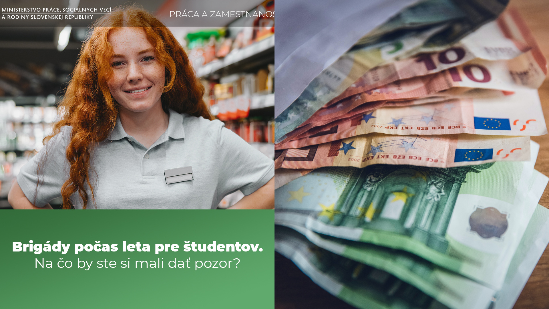 Dievča na brigáde, peniaze