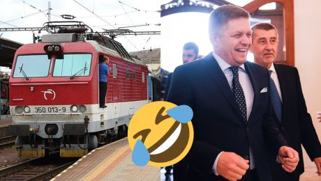 vlak zssk železnice vtip príhoda robert fico andrej babiš