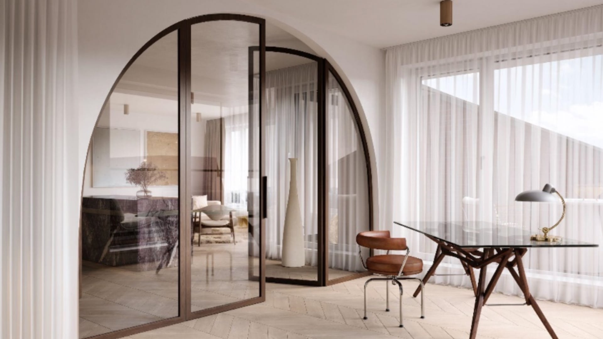 Romi Klimeková navrhla pre Vydricu byt pre nezávislú podnikateľku v strednom veku.