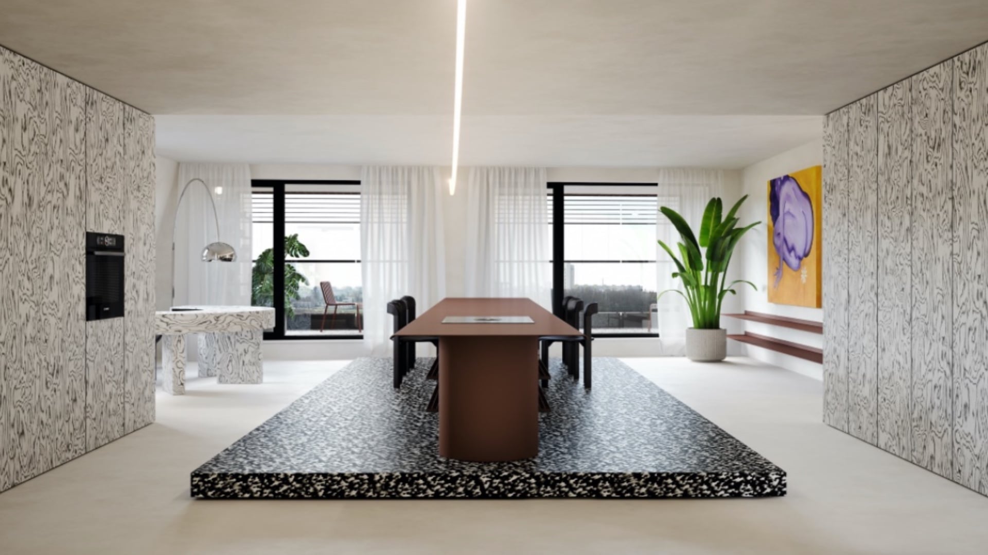 Zadanie pre Alana Prekopa bolo navrhnúť interiér pre slobodného muža vo veku okolo 35 – 40 rokov.