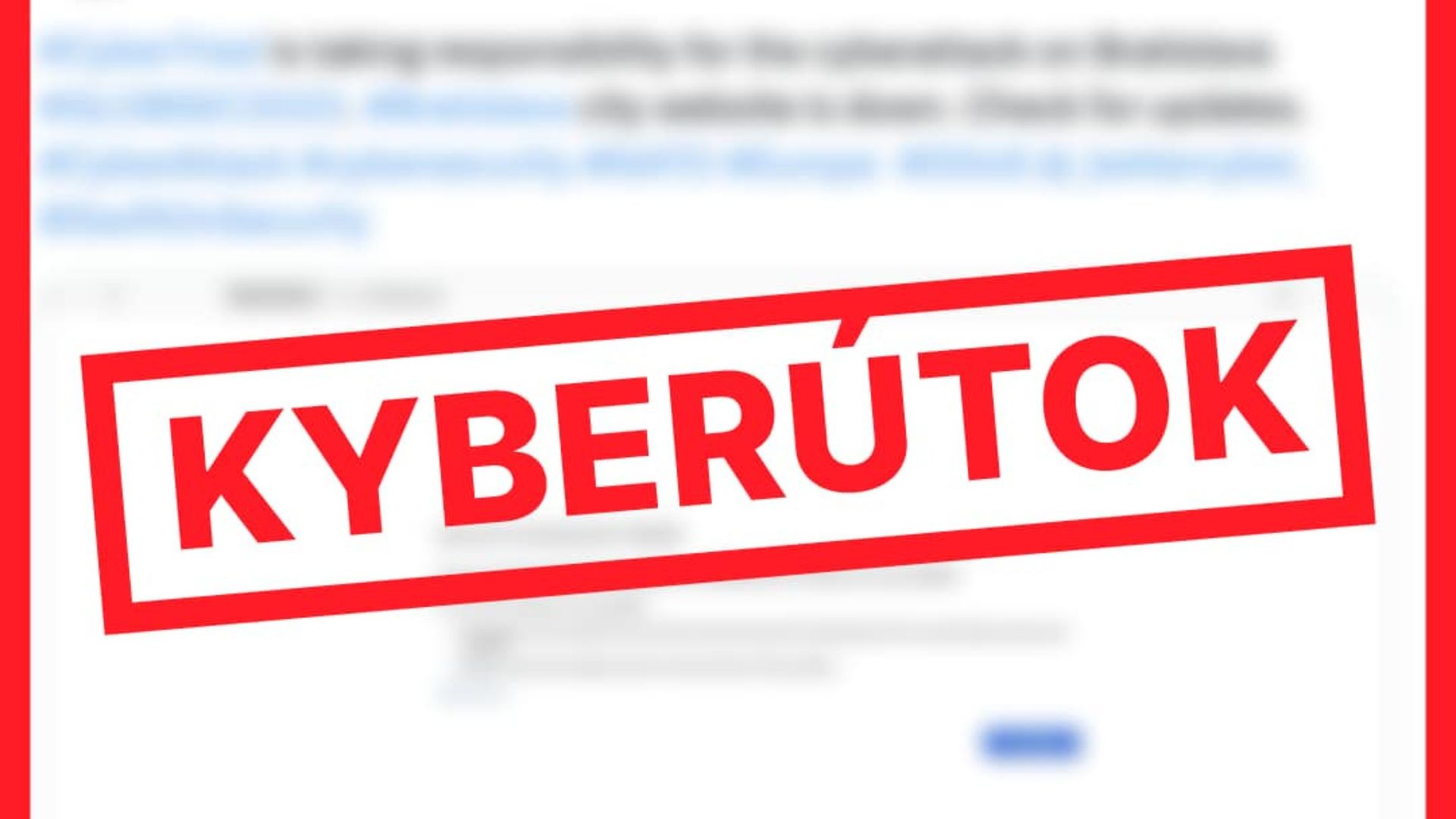 Kyberútok na Bratislavu