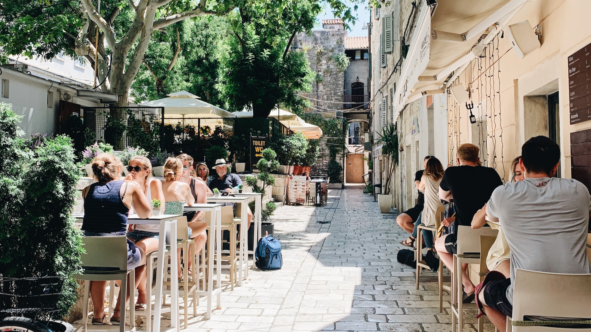 Kaviareň v Splite