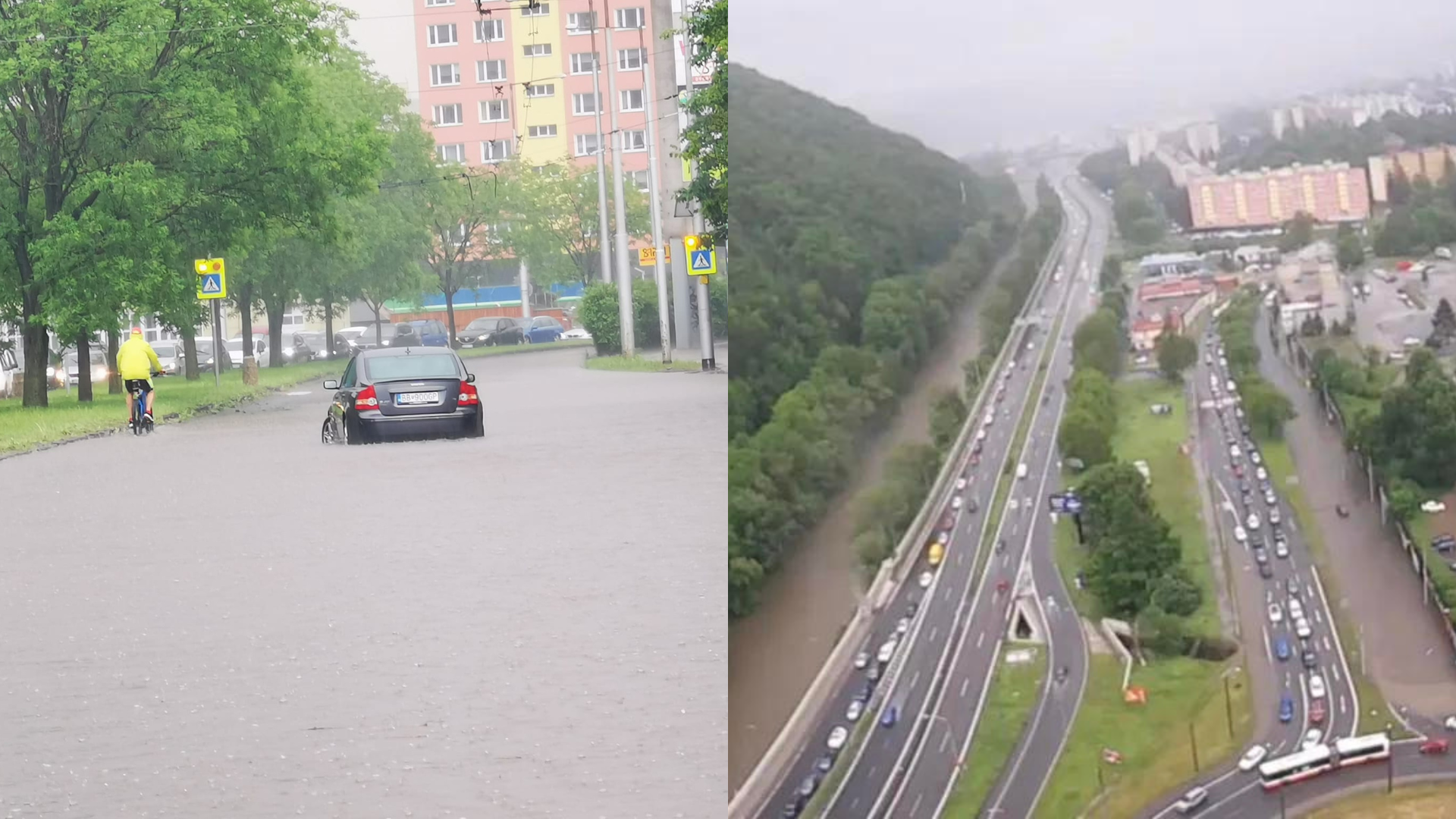 Banska Bystrica pod vodou