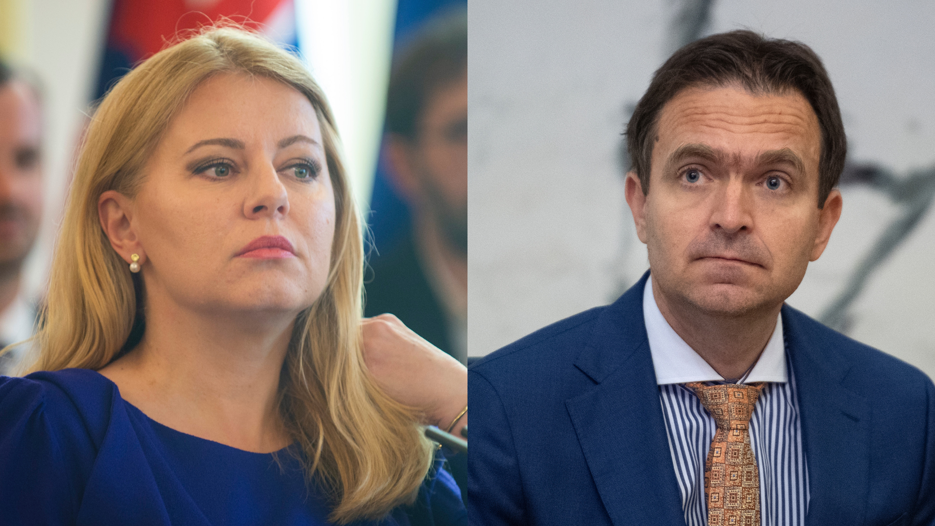Prezidentka Zuzana Čaputová a nový dočasný premiér Lubomír Ódor
