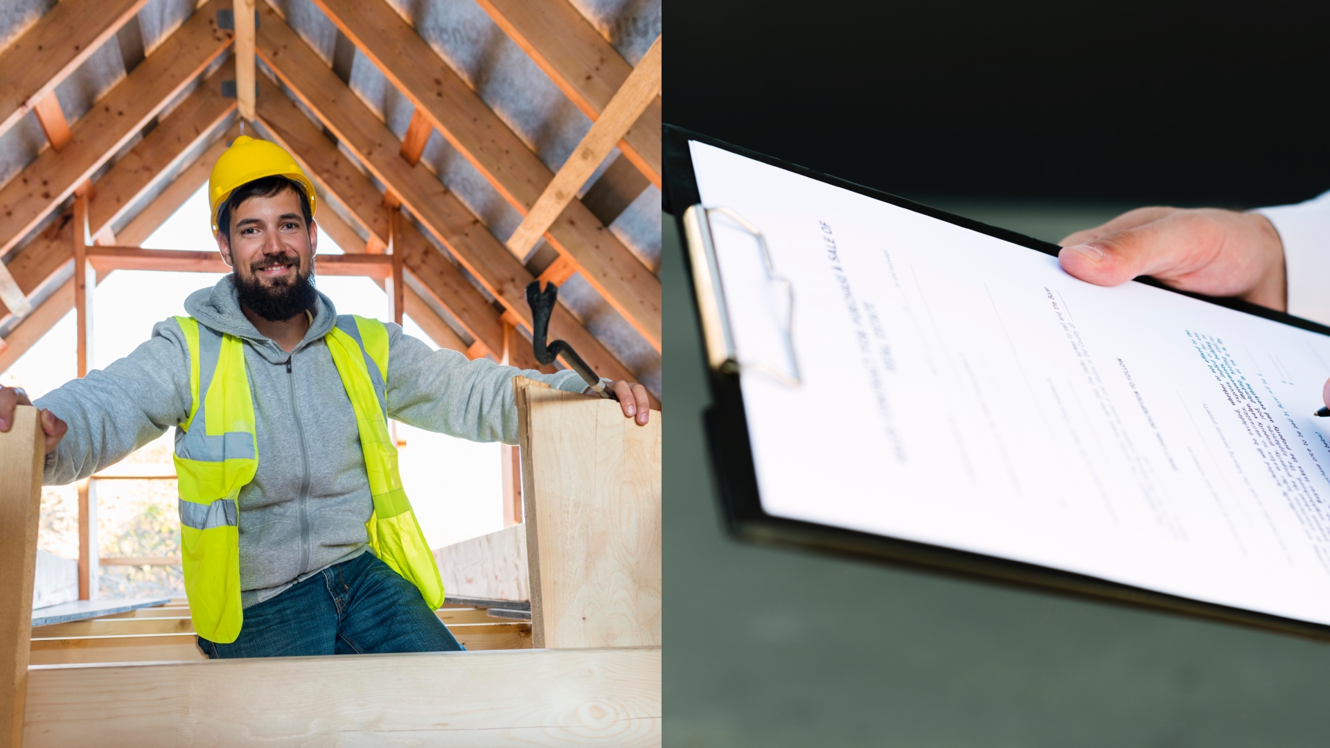 muž na stavbe v prilbe