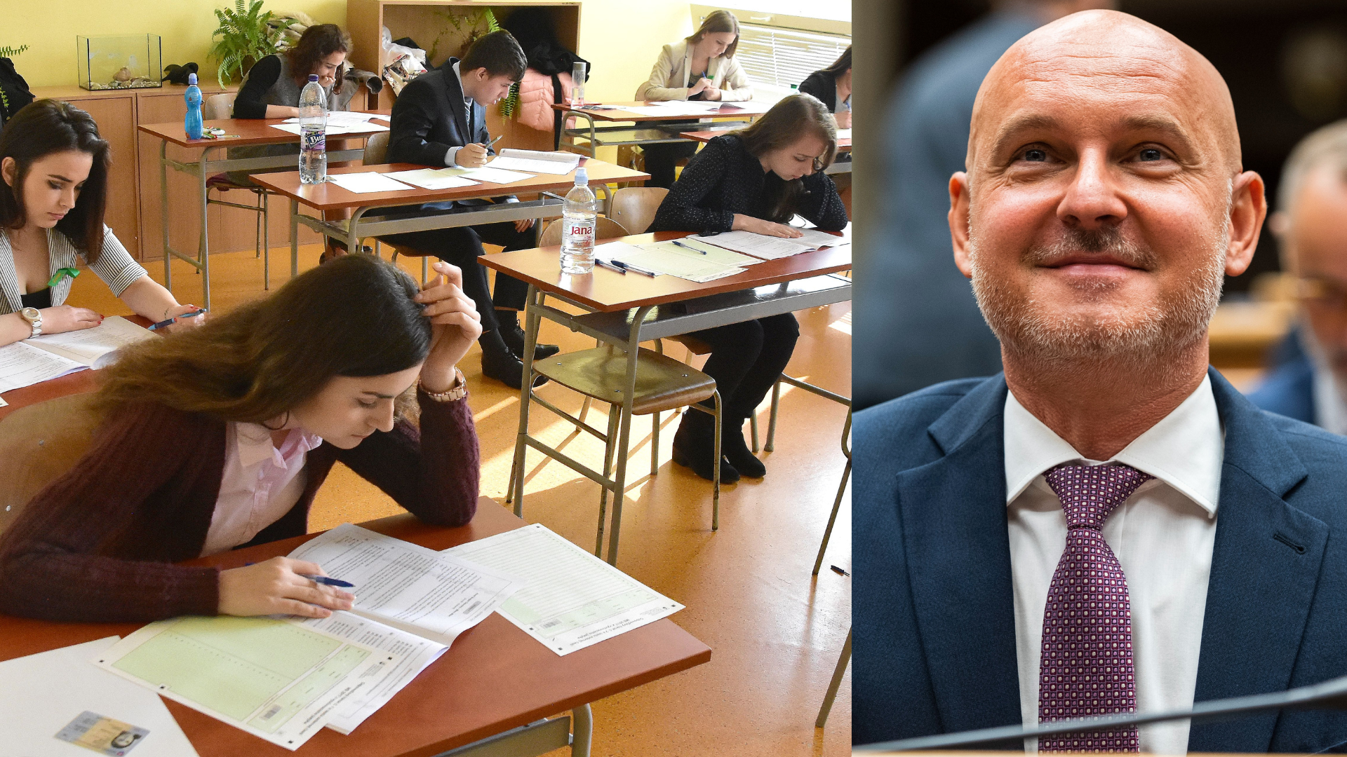 Branislav Gröhling a trieda so študentmi