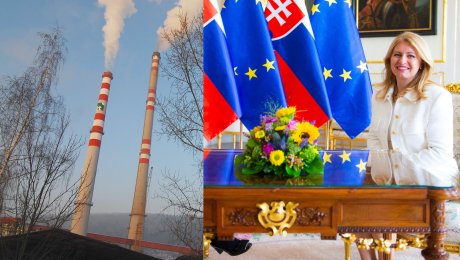 Zuzana Čaputová a smog, komíny