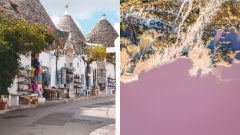 európa dovolenka cestovanie ružové jazero grécko taliansko