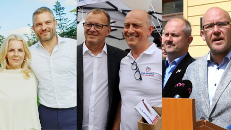 Peter a Eva Pellegrini, Boris Kollár, Ľudovít Goga, Marian a Marek Kotleba