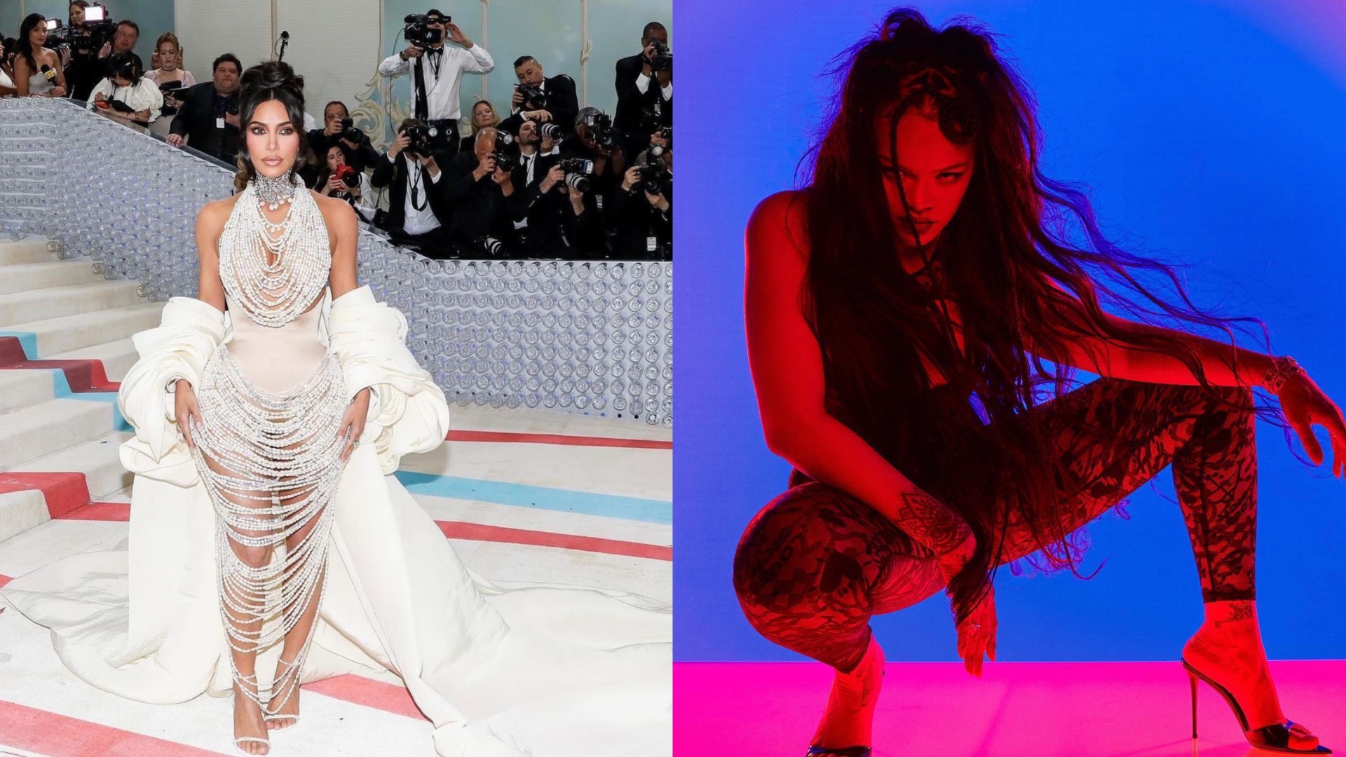 kim kardashian, rihanna