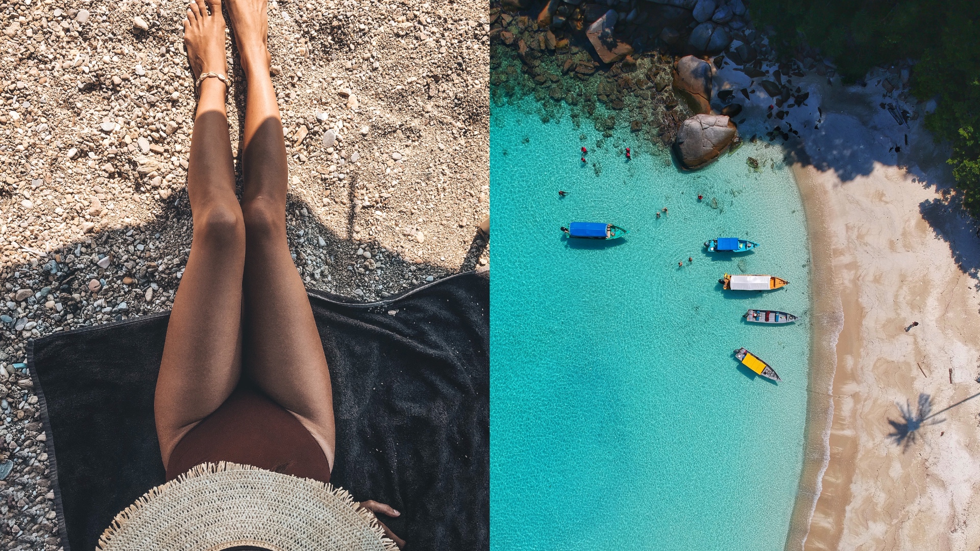 Na snímke je žena na pláži a pláž.