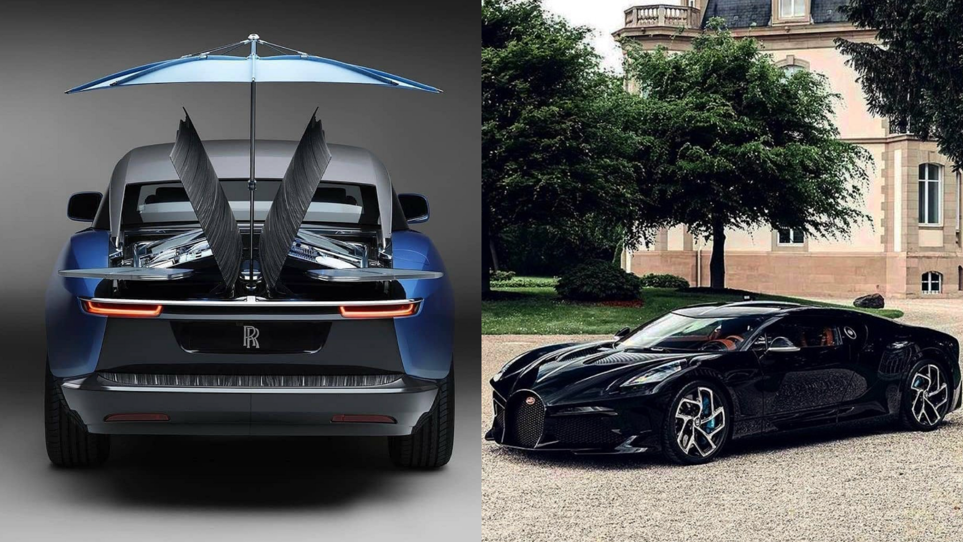 Rolls-Royce Boat Tail a Bugatti La Voiture Noire