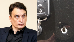 Juraj Rizman a diera v aute