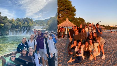 študenti na výlete