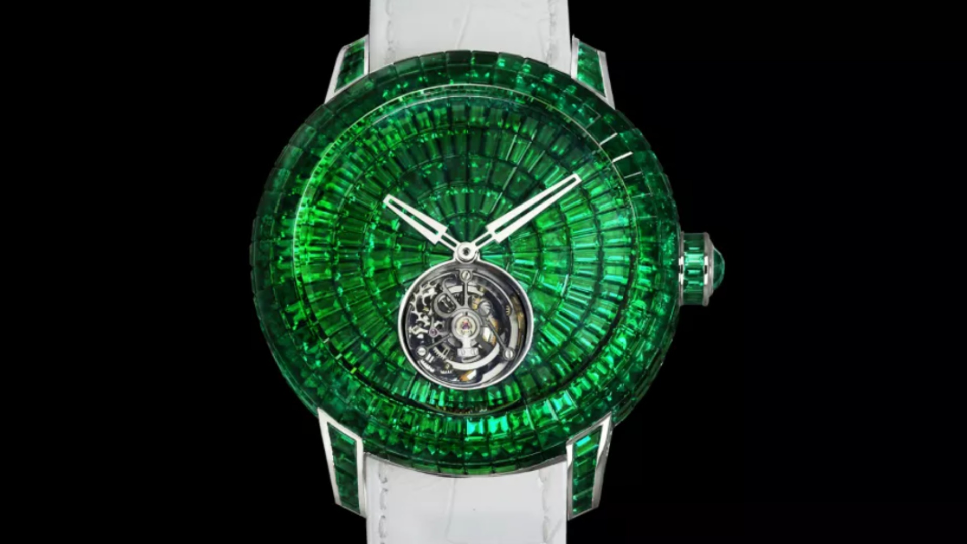 smaragdové hodinky