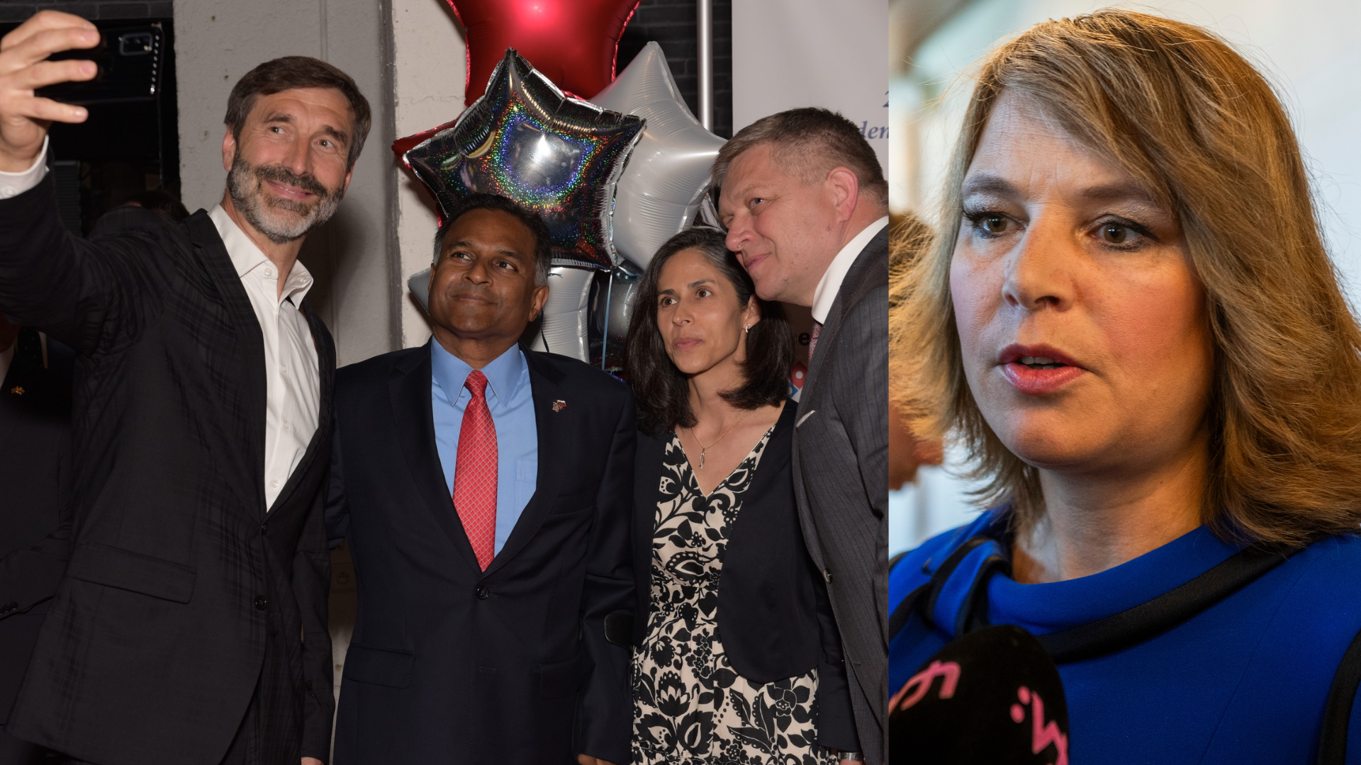 Smeráci sa fotia a Veronika Remišová mlčí