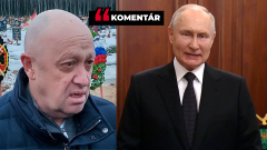 Jevgenij Prigožin a Vladimir Putin rozprávajú