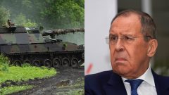 Ukrajinskí vojaci pripravení na útok na ukrajinskom tanku a vydesený minister Lavrov