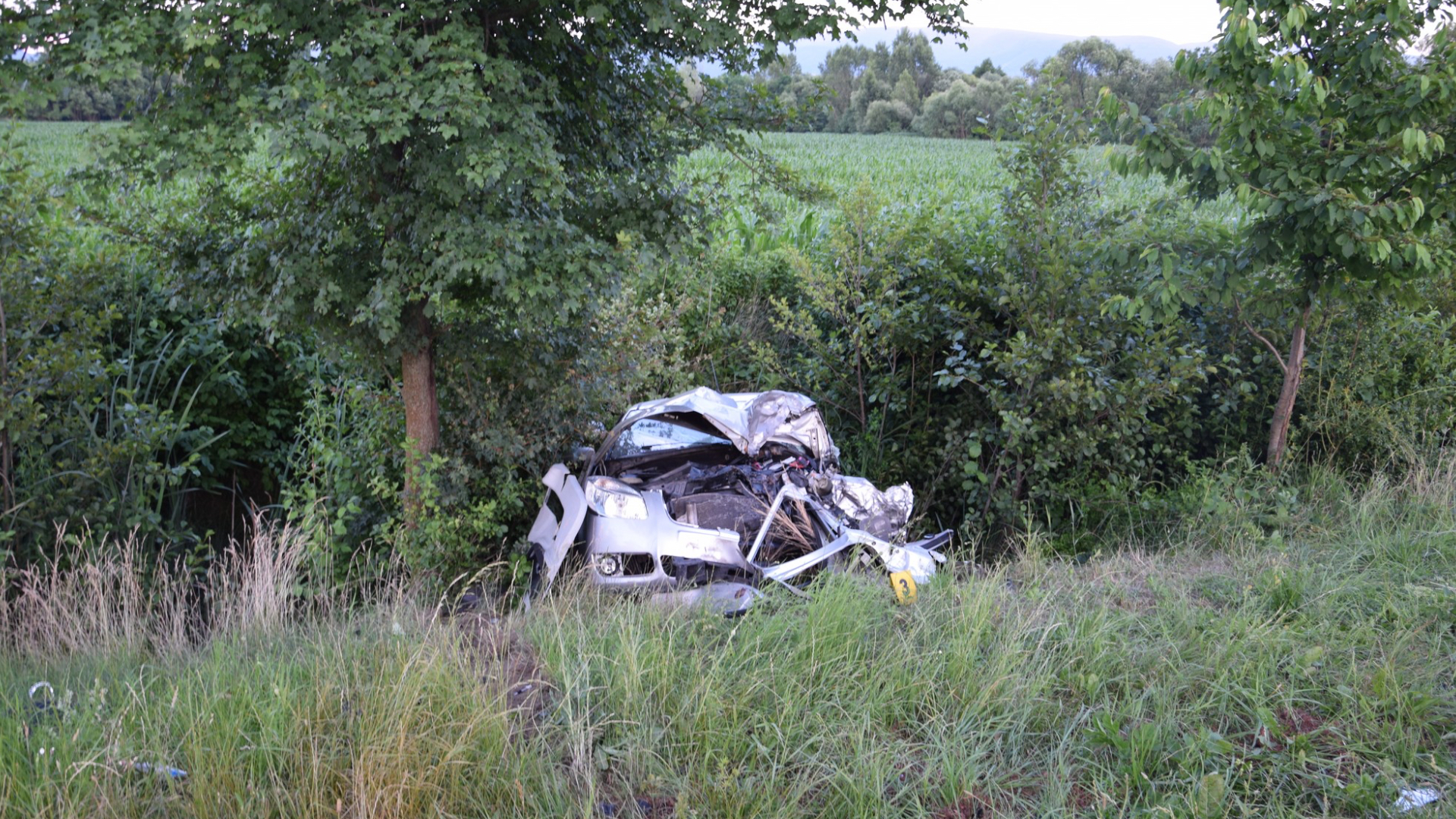 Vážna dopravná nehoda medzi obcami Opatovce nad Nitrou a Koš