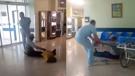 zábery z košickej nemocnice