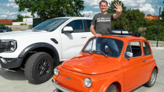 Igor Matovič vo Fiate 500
