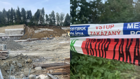 handlová zosuv pôdy