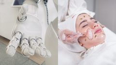 umelá inteligencia a žena na kozmetike