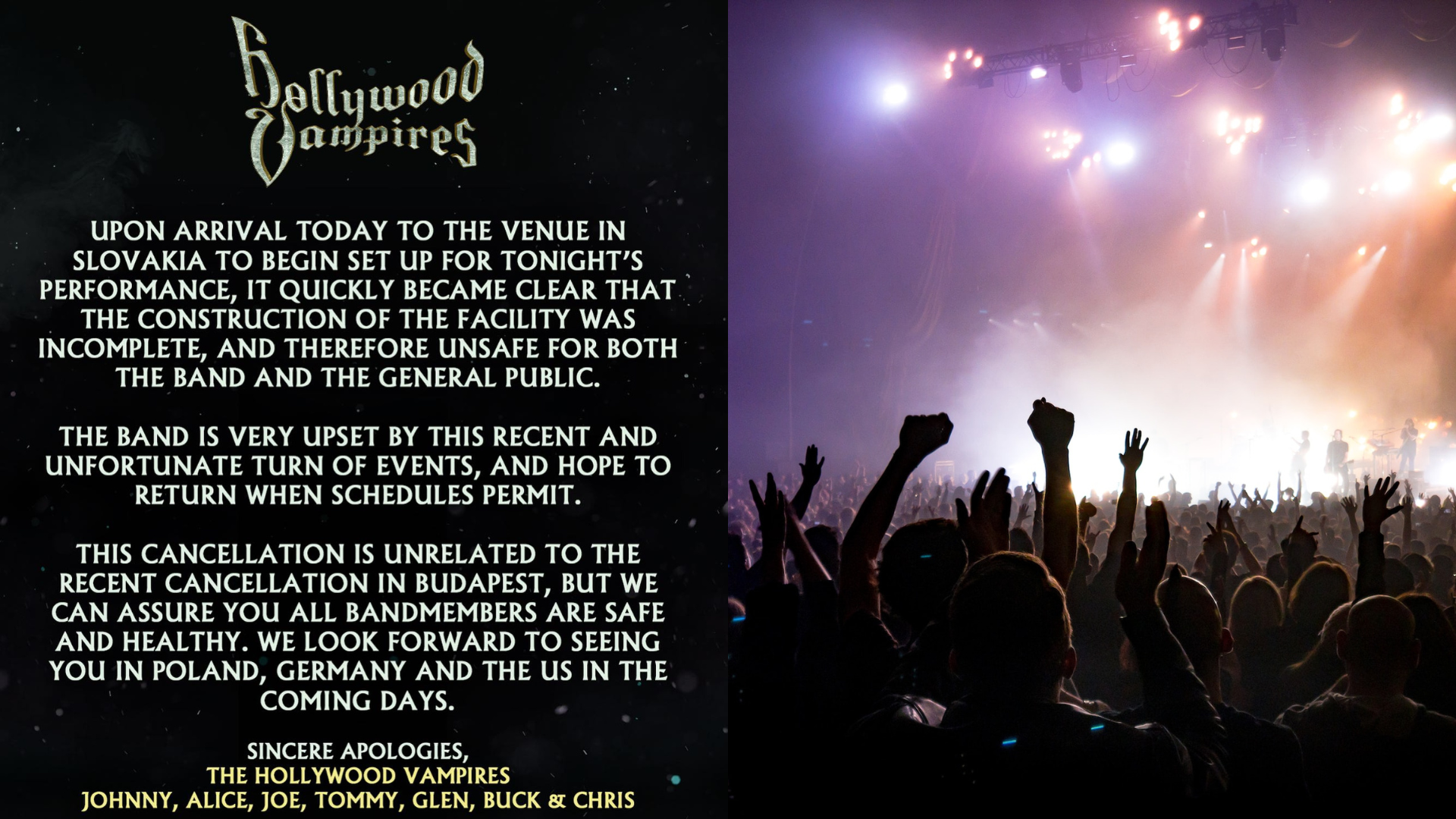 Hollywood Vampires koncert