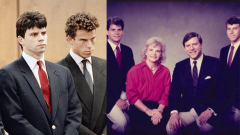 Bratia Menendezovci s rodičmi na rodinnej fotografii