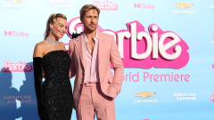 Margot Robie a Ryan Gosling na premiére Barbie