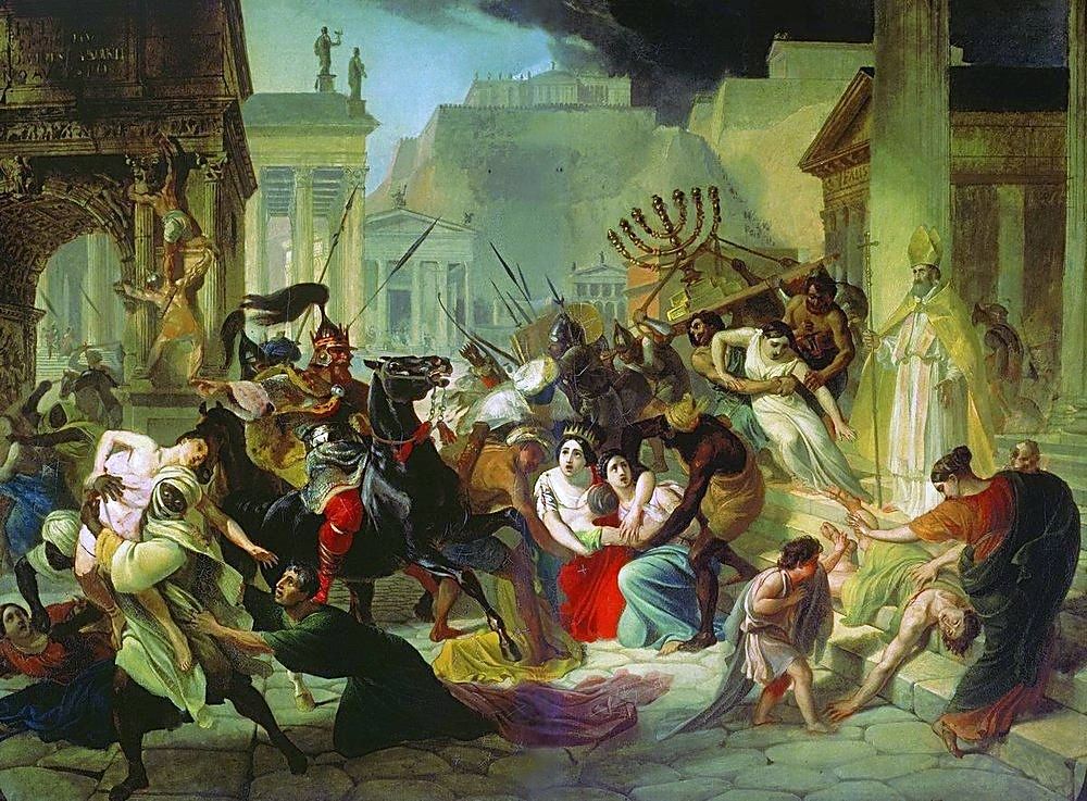 Genseric_sacking_Rome_455_The_Sack_of_Rome,_Karl_Briullov,_1833-1836