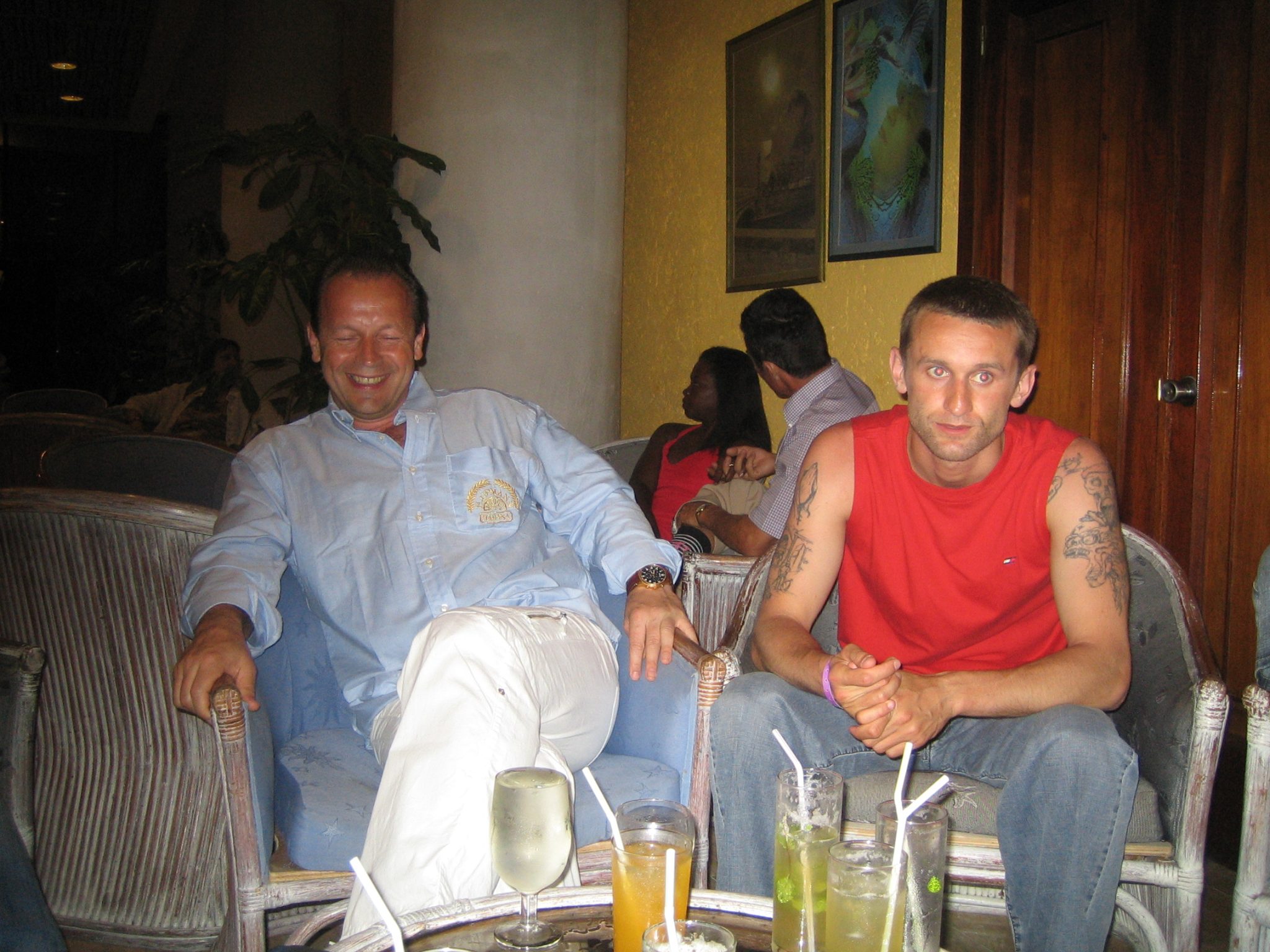 Dvojnásobný primátor Prešova Pavel Hagyari a Juraj Ondrejčák alias Piťo na dovolenke na Kube.