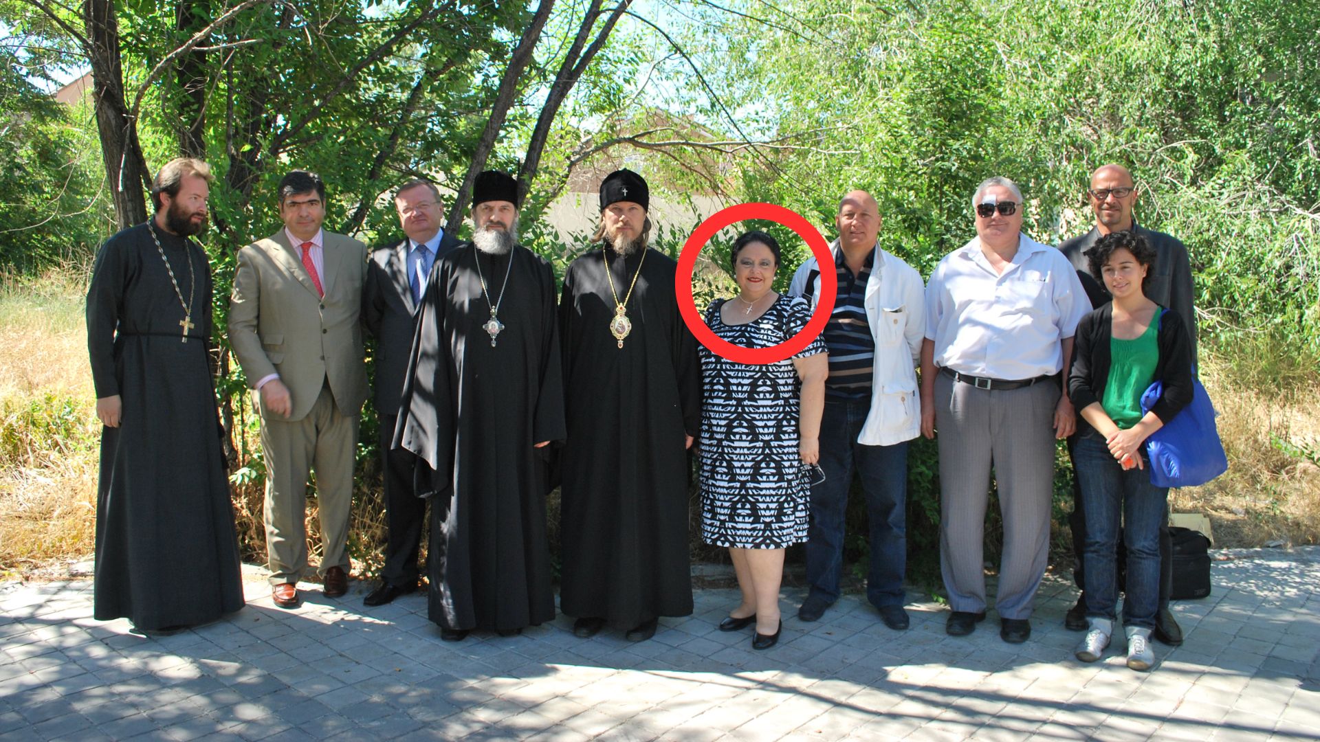 Na snímke je zakrúžkovaná Maria Vladimirovna, adeptka na post hlavy rodu Romanovcov, bývalej cárskej rodiny.