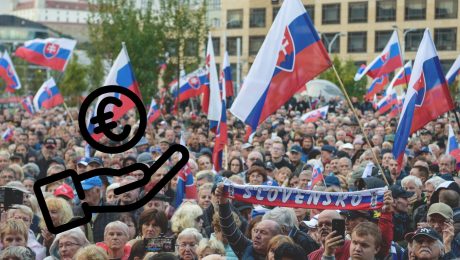 Život na Slovensku, Slovenský protest, chudoba, peniaze, dostatok, Slováci