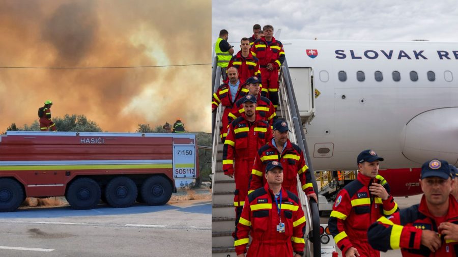 Slovenskí hasiči mieria do Grécka