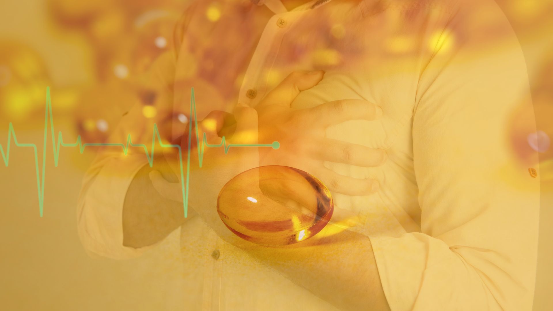 Tabletky vitamín D a muž so srdcovými problémami