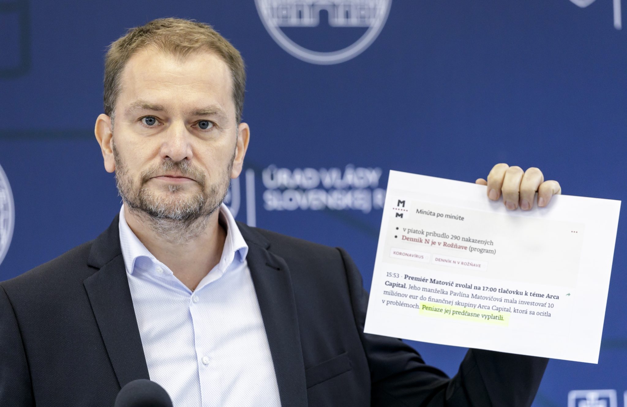 arca capital igor matovič