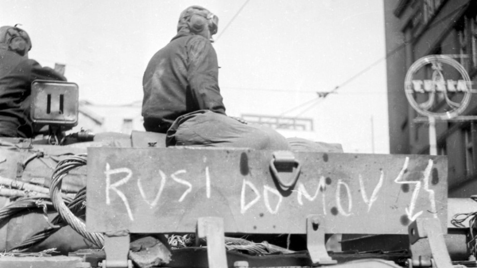 Momentka z okupácie v roku 1968