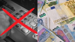 bankomat peniaze euro
