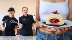 Na snímke sú cukrárky z Asheri