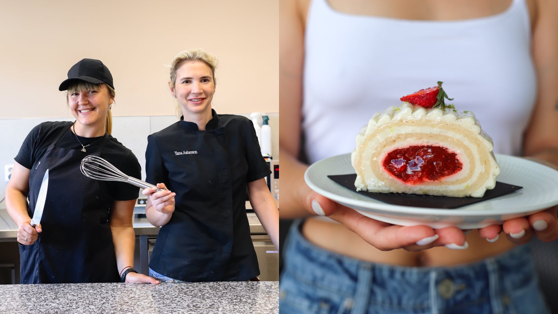 Na snímke sú cukrárky z Asheri