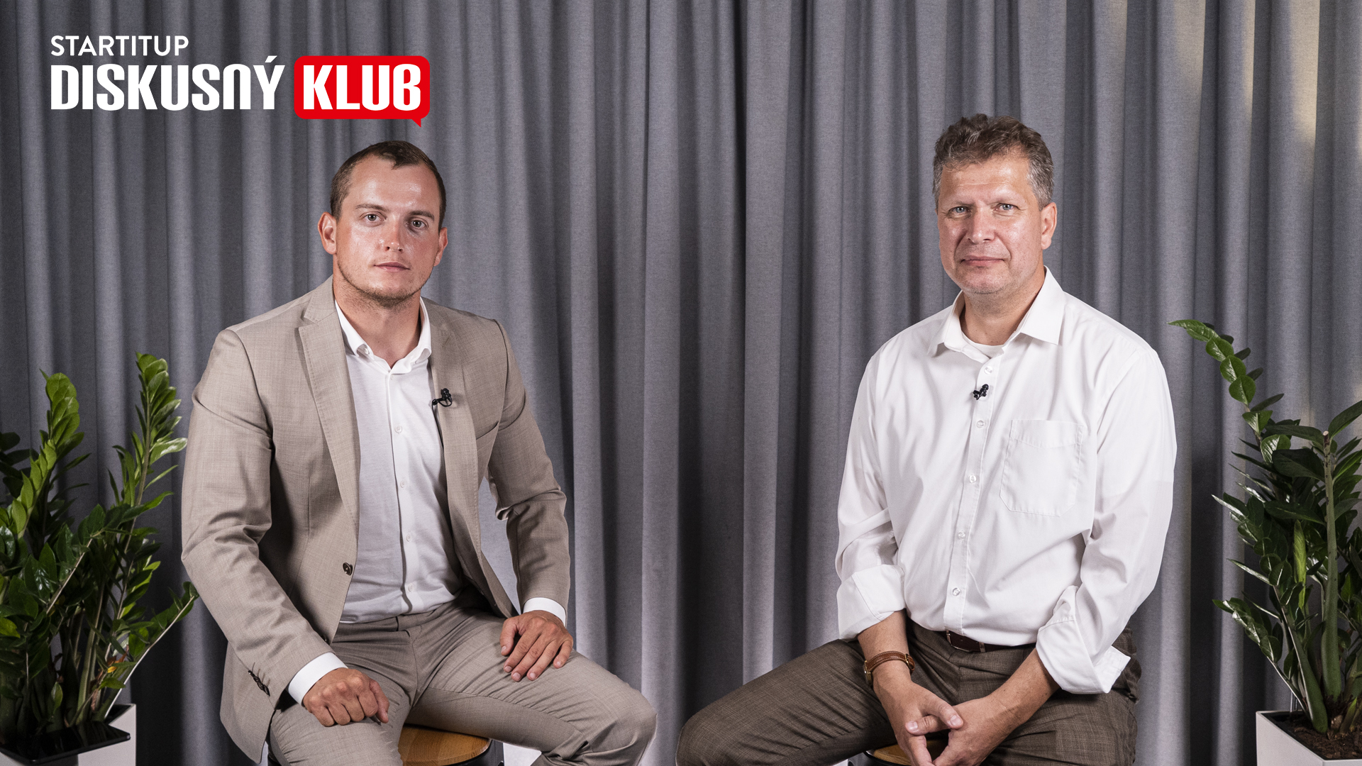 Peter Bielik a Šimon Žďárský v štúdiu Startitup