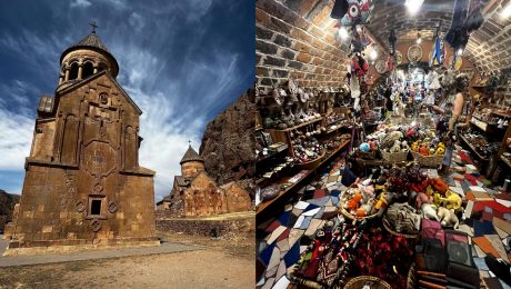 Arménsky kláštor a trh